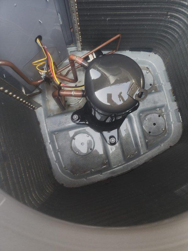 Completed comprehensive preventive maintenance inspection on residential cooling system under Worry Free Service Agreement. Performed thorough examination of outdoor condenser unit including fan motor operation, refrigerant line connections, and electrical components, confirming all systems operating within normal parameters. Inspected indoor air handling components including compressor assembly, refrigerant piping, and electrical connections, verifying proper mounting and secure wire terminations with no visible defects or wear concerns noted.
