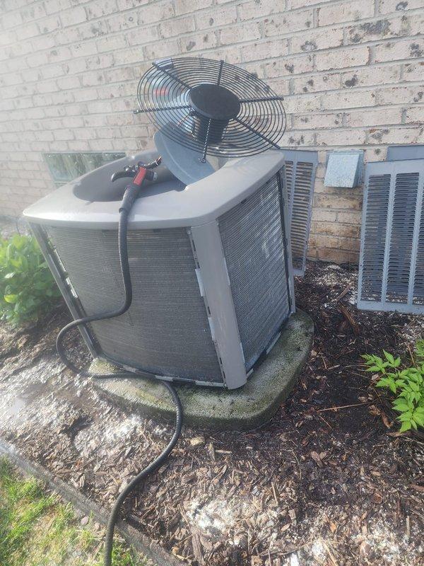 Completed comprehensive preventive maintenance inspection on residential cooling system under Worry Free Service Agreement. Performed thorough examination of outdoor condenser unit including fan motor operation, refrigerant line connections, and electrical components, confirming all systems operating within normal parameters. Inspected indoor air handling components including compressor assembly, refrigerant piping, and electrical connections, verifying proper mounting and secure wire terminations with no visible defects or wear concerns noted.