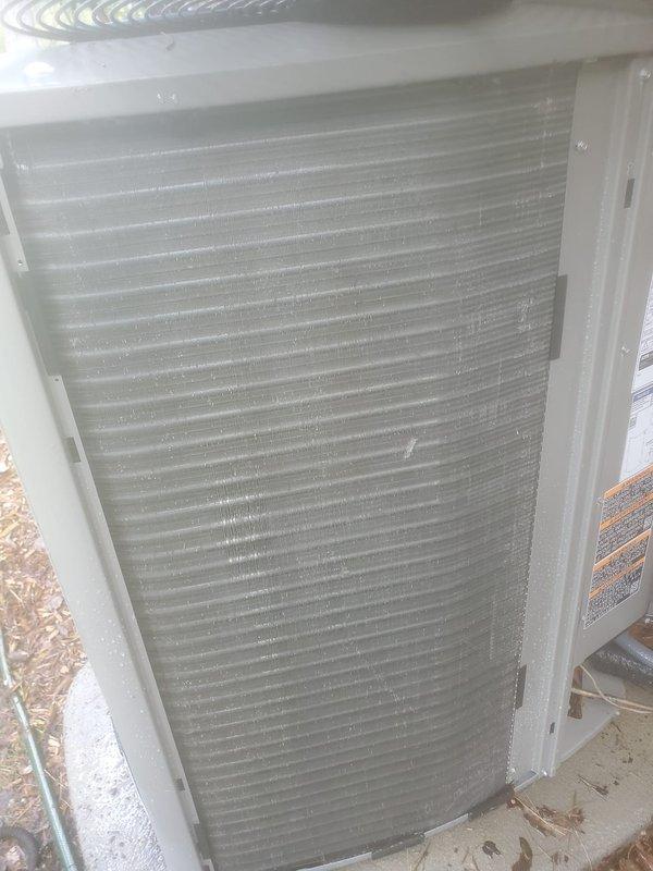 Completed scheduled cooling maintenance tune-up on dual HVAC system with both units operating properly upon arrival. Performed comprehensive inspection of indoor evaporator coil assembly, verifying compressor motor operation, refrigerant line connections, and electrical wiring integrity. Inspected outdoor condenser unit, confirming proper airflow through coil fins, normal condensation patterns, and overall system functionality with no deficiencies noted.