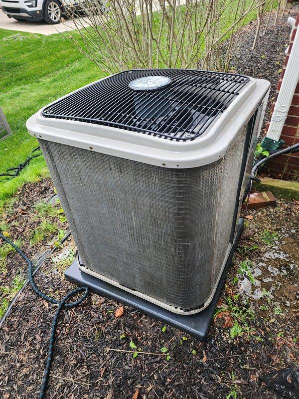Completed comprehensive cooling system maintenance and tune-up on residential air conditioning unit. Performed standard preventative maintenance procedures including inspection of condensing unit, condenser coils, electrical connections, and refrigerant levels. System tested and verified operational with all components functioning within normal parameters.