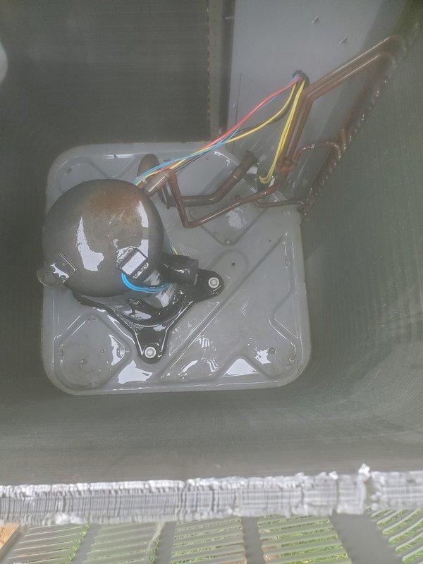 Completed comprehensive cooling system maintenance and tune-up on residential HVAC unit. Performed full system inspection of outdoor condenser unit and internal components including compressor assembly, refrigerant lines, electrical connections, and condensate drain pan. All components found operating within normal parameters, system confirmed working properly upon completion.