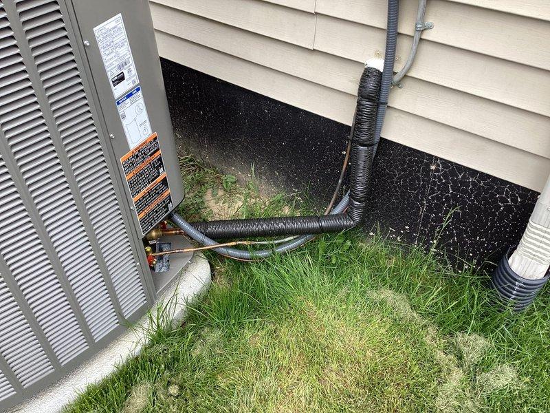 Completed AC system start-up on dual Lennox condensing units installed at residential property. Verified proper refrigerant charge, electrical connections, and operational parameters on both systems. Customer advised to contact office to schedule final inspection with Livingston County.