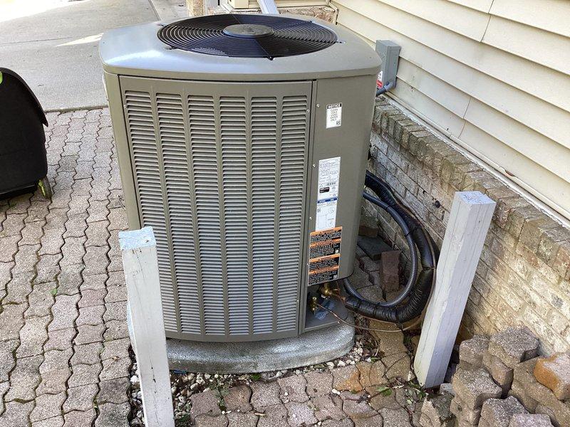 Performed complimentary air conditioner start-up service on outdoor condensing unit. Conducted system inspection, verified proper refrigerant levels, tested electrical connections, and confirmed operational functionality of all components including compressor and condenser fan motor. Unit operating within manufacturer specifications with no deficiencies noted.