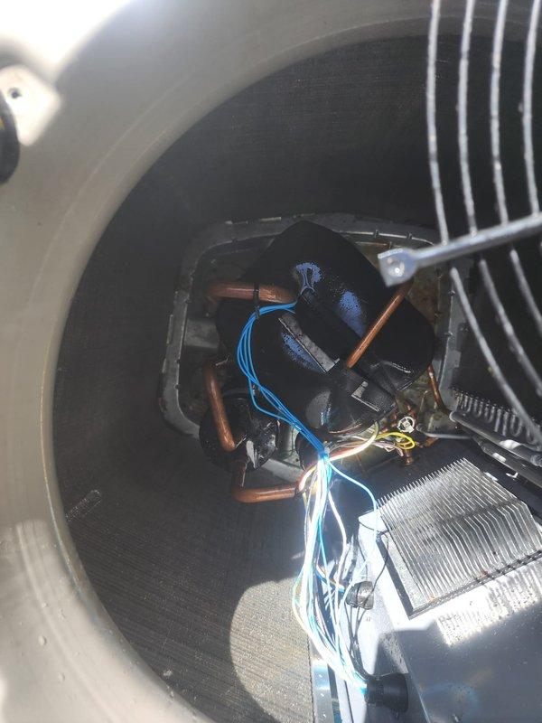 Completed comprehensive cooling system maintenance and tune-up on residential HVAC unit. Performed full system inspection of outdoor condenser unit and indoor air handler, checking all electrical connections, refrigerant lines, and mechanical components. System tested and confirmed operational with all components functioning properly.