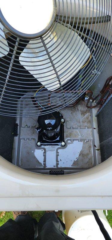 Completed comprehensive AC maintenance service under DTE Rebate program, including inspection of outdoor condensing unit with focus on fan assembly, compressor, and electrical connections. Performed routine maintenance on indoor air handler system, verified proper operation of control panels and digital thermostats, and documented equipment condition with photographic evidence for rebate compliance.
