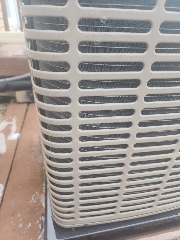 Completed comprehensive spring air conditioning tune-up on outdoor condenser unit. Performed full preventive maintenance inspection including cleaning of condenser coils, checking refrigerant levels, testing electrical connections, and verifying proper airflow through heat exchanger fins. Unit operating within normal parameters with no issues found; system ready for cooling season.