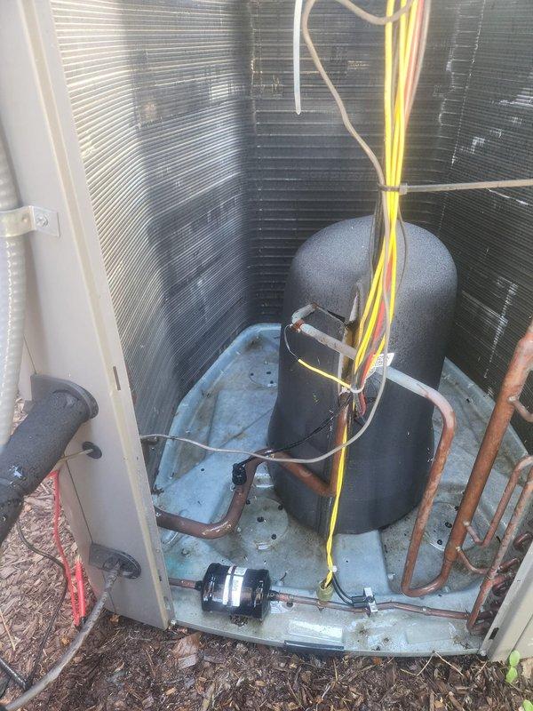 Completed comprehensive cooling system maintenance and tune-up on outdoor condensing unit. Performed full system inspection, verified operational status of compressor, condenser coil, and refrigerant lines. All components found to be functioning properly with system operating within normal parameters at time of service.