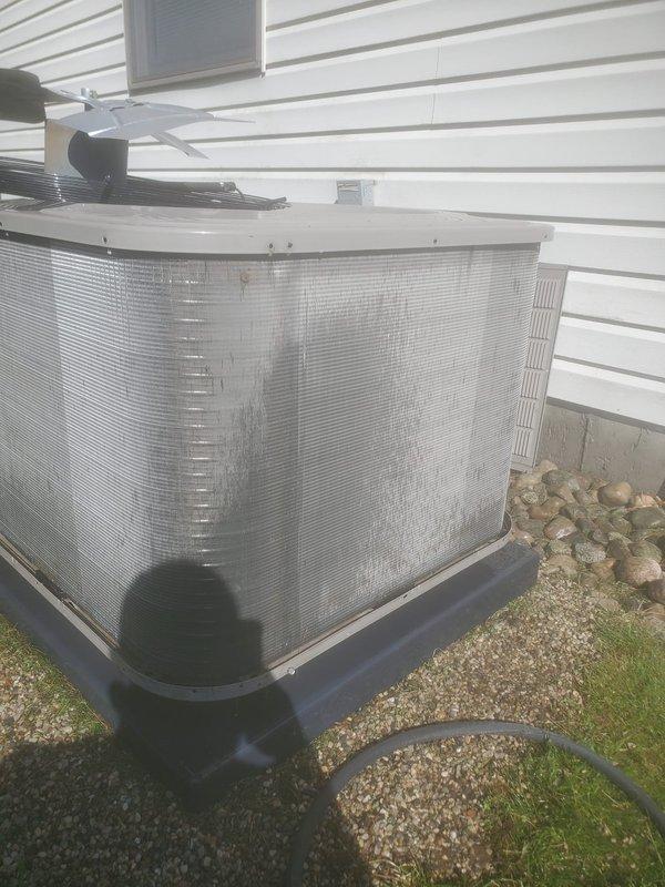 Completed scheduled cooling system tune-up on residential HVAC unit. Performed comprehensive maintenance on outdoor condenser unit and indoor air handler, including inspection of refrigerant lines, electrical connections, and condensate drainage system. System tested and confirmed operating properly with no issues found.