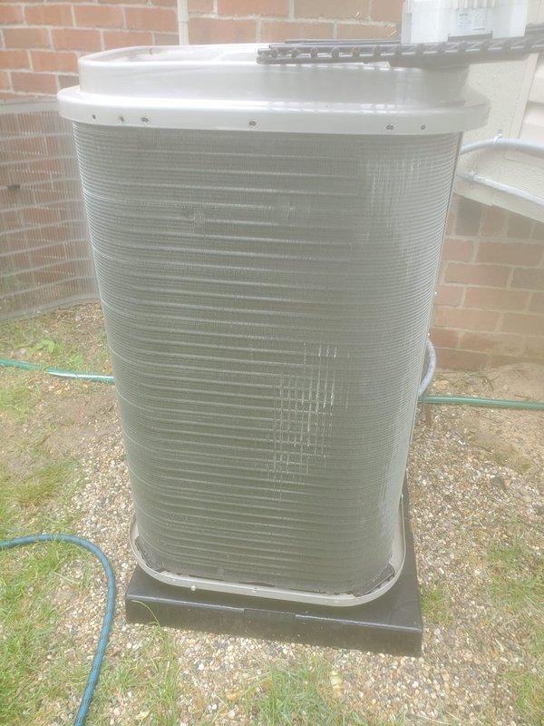 Completed scheduled prepaid maintenance on residential air conditioning system. Performed comprehensive inspection of outdoor condenser unit and indoor evaporator coil assembly, checking refrigerant lines, electrical connections, and heat exchanger components. All system components operating within normal parameters with no issues identified during maintenance visit.