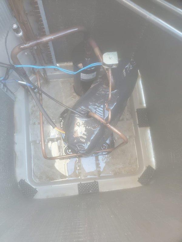 Completed scheduled cooling system maintenance and tune-up on residential HVAC unit. System was operating properly upon arrival. Performed comprehensive inspection of outdoor condenser unit and indoor air handler components, including condensate drain pan, pump assembly, and drainage lines. All components found to be functioning correctly with no issues identified.