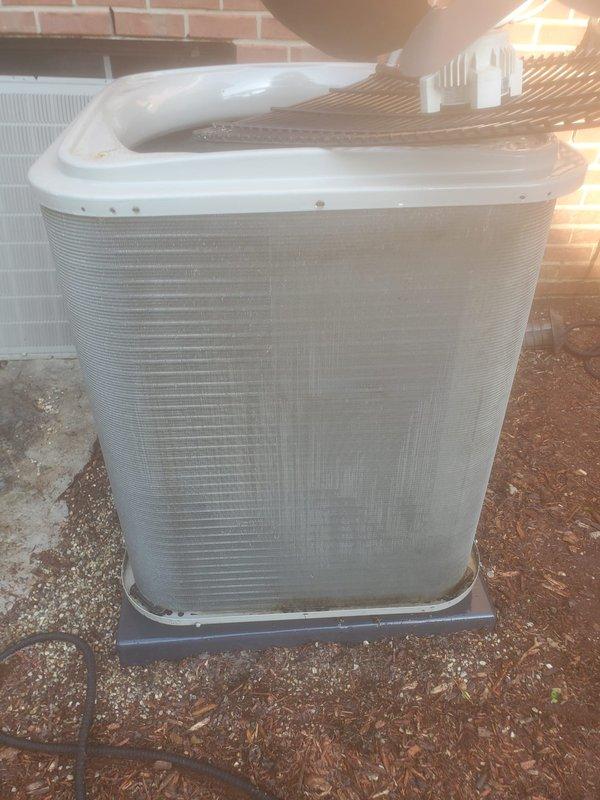 Completed scheduled cooling system maintenance and tune-up on residential HVAC unit. System was operating properly upon arrival. Performed comprehensive inspection of outdoor condenser unit and indoor air handler components, including condensate drain pan, pump assembly, and drainage lines. All components found to be functioning correctly with no issues identified.