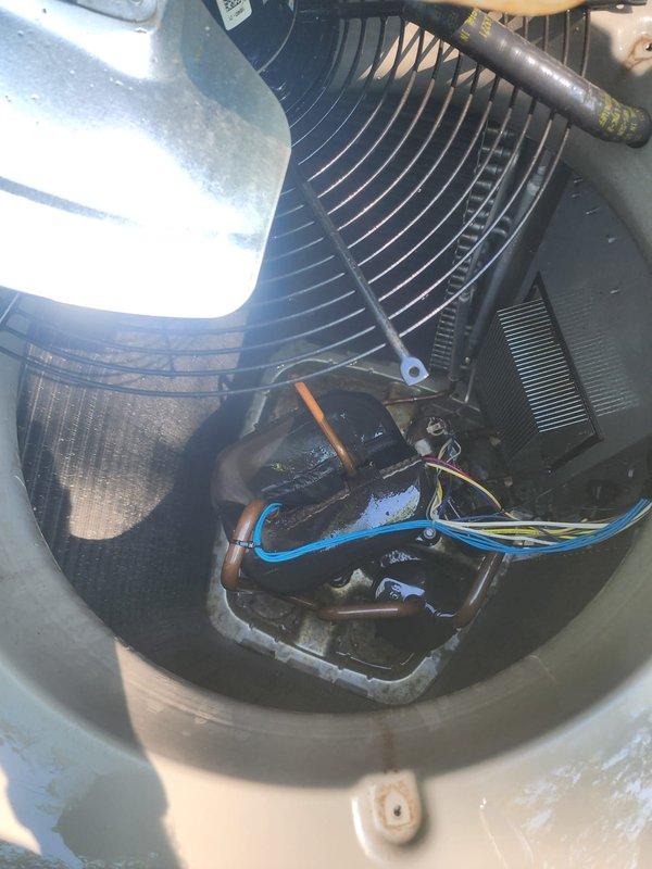 Responded to Error Code 434 on residential air conditioning system. Performed comprehensive AC maintenance under warranty coverage, including system diagnostics using refrigerant manifold and micron gauge. Verified operating pressures, temperatures, and refrigerant levels within manufacturer specifications. Inspected condenser unit components including fan assembly, capacitor, and electrical connections. All measurements recorded normal operating parameters with supply and return temperatures appropriate for ambient conditions. System tested and confirmed operational with no further error codes present.