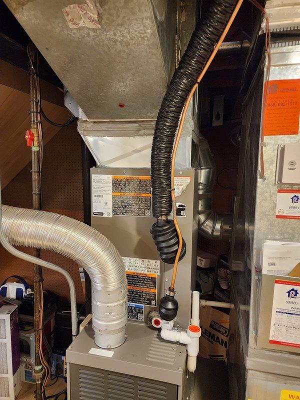 Successfully installed a new Lennox residential air conditioning system, including outdoor condensing unit, indoor air handler, refrigerant line set with proper insulation, and electrical connections. System was tested, charged to manufacturer specifications, and verified to be operating efficiently with proper airflow and temperature differential.