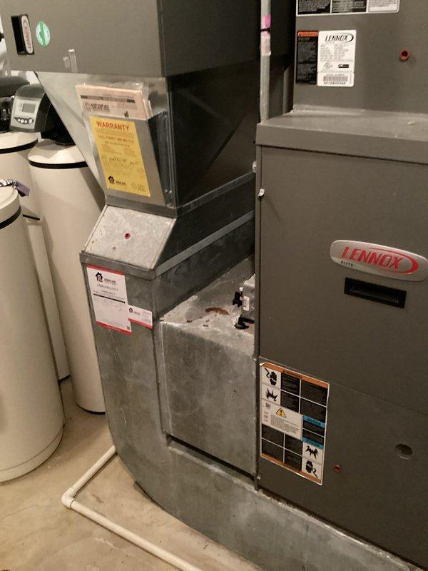 Conducted site evaluation and prepared estimate for complete air conditioning system replacement. Assessed existing Lennox outdoor condenser unit and indoor air handler equipment, documented current installation configuration including electrical disconnect, concrete pad placement, and clearances. Provided comprehensive replacement quote for new 12 SEER cooling system to replace aging equipment.