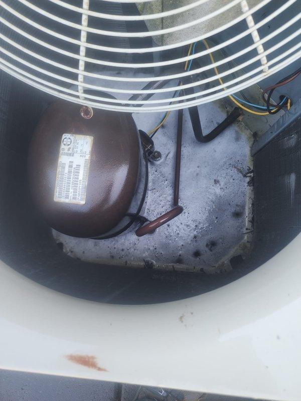 Completed comprehensive cooling system maintenance and tune-up on outdoor condensing unit. System was operating properly upon arrival. Performed standard preventive maintenance procedures including inspection of compressor, refrigerant lines, electrical connections, and condenser coil. All components found to be functioning within normal parameters, and unit was left in good working condition.