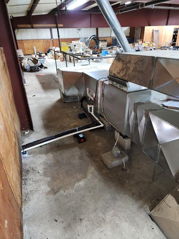 Successfully installed a new Lennox 5-ton air conditioning system in a commercial warehouse facility. The installation included proper placement of the outdoor condensing unit, connection of refrigerant lines, electrical hookup, and integration with the existing ductwork system. All components were tested for proper operation, refrigerant charge verified, and system commissioned to manufacturer specifications.