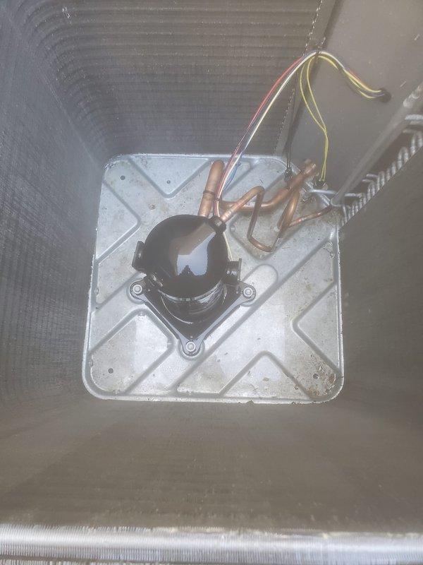 Completed scheduled air conditioning maintenance service on residential cooling system. Performed comprehensive inspection of outdoor condenser unit and indoor evaporator coil assembly, verifying proper operation of compressor, refrigerant lines, and electrical connections. All components found to be functioning within normal parameters with no immediate service needs identified.