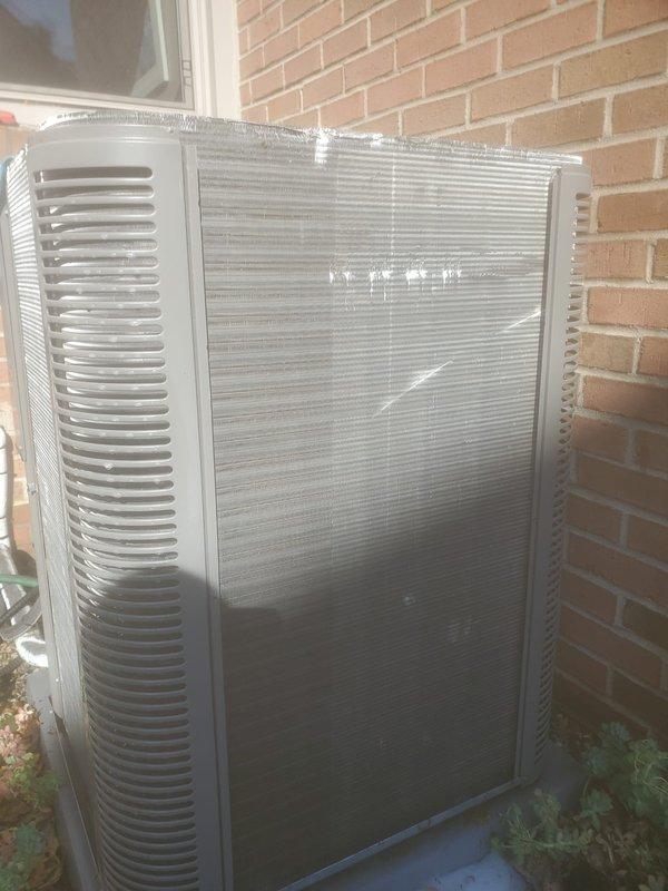 Completed comprehensive cooling system maintenance and tune-up on residential HVAC unit. Performed thorough inspection of outdoor condenser unit, verifying proper operation of all components, checking refrigerant levels, and cleaning coils and fins. Inspected and tested condensate drain system including drain pan and pump assembly, confirming proper drainage function and electrical connections. System operating within manufacturer specifications with no deficiencies noted at time of service.
