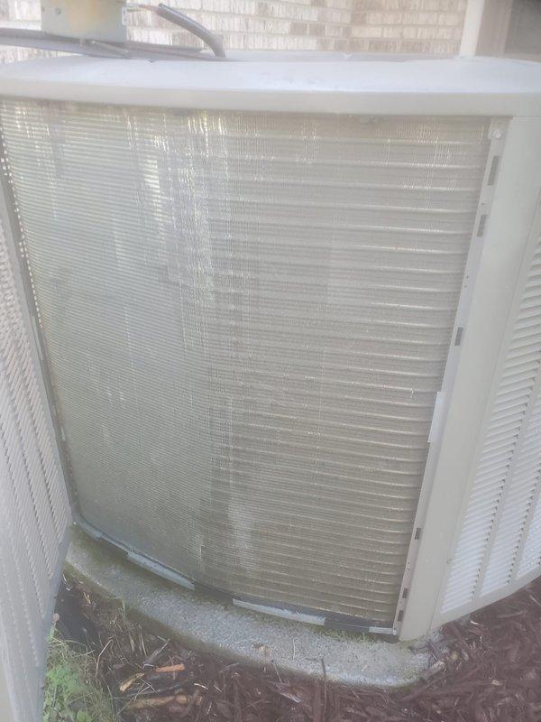 Performed scheduled cooling system tune-up on residential HVAC unit. System was operational upon arrival and confirmed to be working properly. Completed comprehensive maintenance inspection of outdoor condensing unit, including examination of compressor, refrigerant lines, evaporator coil components, and drain pan assembly. All components found to be functioning within normal parameters with no immediate service needs identified.