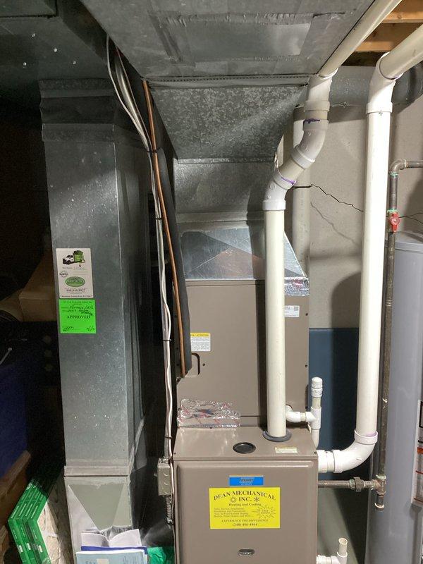 Assessed 13-year-old residential HVAC system found to be empty on refrigerant. Provided comprehensive replacement estimate for outdoor condensing unit and indoor air handler due to age and refrigerant loss. Customer declined leak search service and requested equipment replacement quotes instead.