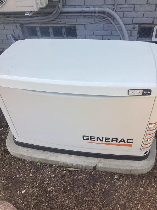 Performed scheduled maintenance on a Generac Guardian 20kW residential standby generator. Conducted comprehensive inspection of internal components including gas valve assembly, electrical connections, and filtration system. Verified proper operation of all mechanical and electrical systems, confirmed secure conduit connections, and ensured unit integrity. Generator tested successfully and left in full operational condition.