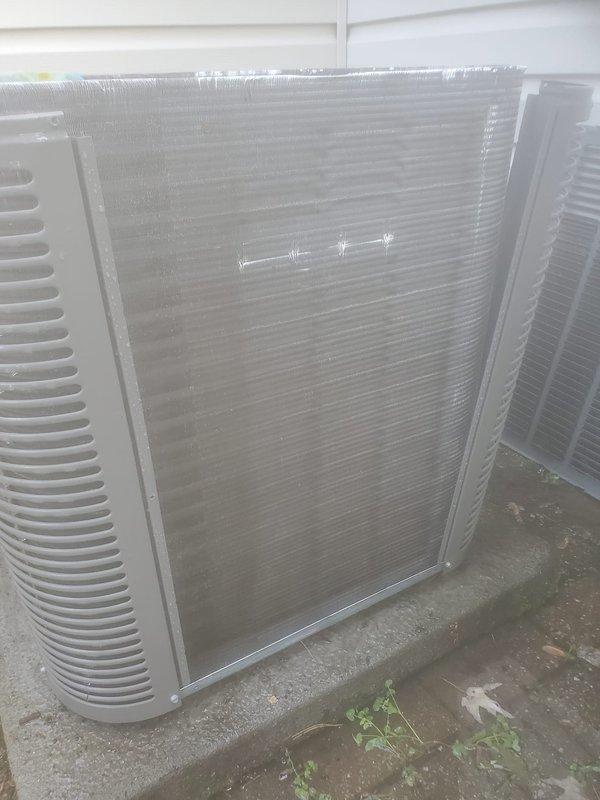 Completed comprehensive cooling system tune-up on outdoor HVAC unit. Performed standard maintenance protocol including inspection of condenser coils, compressor assembly, refrigerant lines, and electrical connections. System tested and confirmed operational with no issues detected; unit running efficiently with proper airflow through condenser fins and all components functioning within normal parameters.