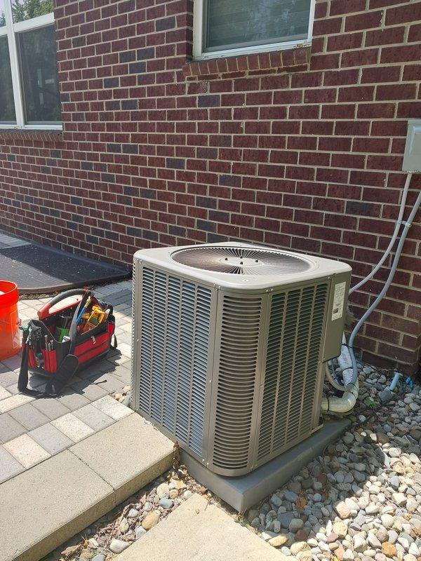 Completed preventative maintenance on residential Lennox air conditioning condenser unit. Performed comprehensive system inspection, cleaned condenser coils, checked refrigerant levels, tested electrical connections, and verified proper operation of all components. Unit operating within manufacturer specifications upon completion.