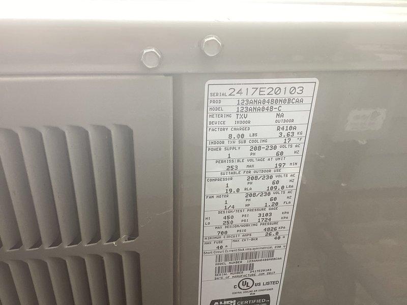 Completed installation of Lennox furnace model 123ANA048-C with R410A refrigerant in basement location. Wired and configured S40 iComfort thermostat to system, integrated existing humidifier to new unit, fabricated and installed equipment base pad, and reinstalled air filter cabinet to ensure proper system operation and accessibility for future maintenance.