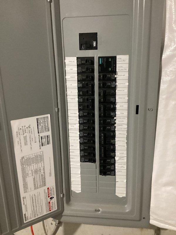 Provided estimate for complete air conditioning system replacement after storm damage destroyed existing 1-year-old unit. Assessed electrical panel capacity and existing air handler configuration in basement to determine compatibility with replacement equipment. Customer requires new outdoor condensing unit to restore cooling functionality to the property.