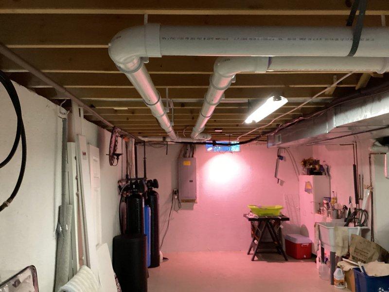 Completed full HVAC system installation including Lennox CK40CT-49C-71 air conditioning unit with R-454B refrigerant, gas furnace, whole-home humidifier, and S40 smart thermostat. All equipment installed to manufacturer specifications with proper venting, drainage, electrical connections, and refrigerant charging verified for optimal system performance.
