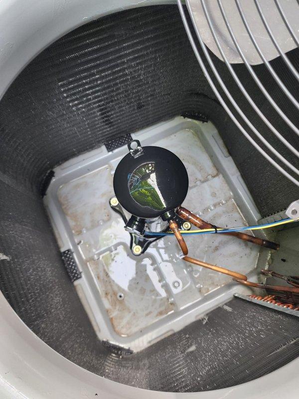 Completed scheduled cooling maintenance on Tempstar outdoor condensing unit. Performed comprehensive tune-up including inspection of compressor, capacitor, and refrigerant lines; cleaned condenser coils and drain pan; verified proper system operation with all parameters within normal range. Unit confirmed operational with no deficiencies noted.