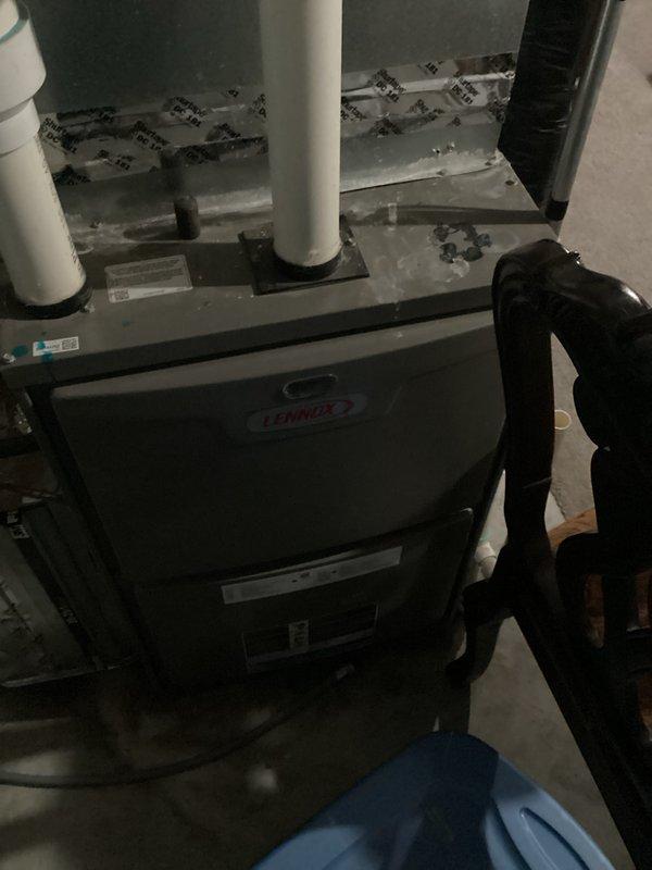 Performed diagnostic evaluation on 13-year-old residential air conditioning system found to be completely empty of refrigerant. Completed system recharge after identifying total refrigerant loss. Customer declined comprehensive leak search service at this time.