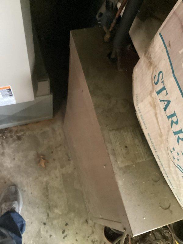 Conducted comprehensive site evaluation of existing HVAC system in basement utility area for equipment replacement estimate. Documented current furnace installation, air handler configuration, and ductwork layout including flexible insulated ducts and metal supply/return runs. Assessed mechanical space constraints, existing infrastructure connections, and preparation requirements for future system replacement.