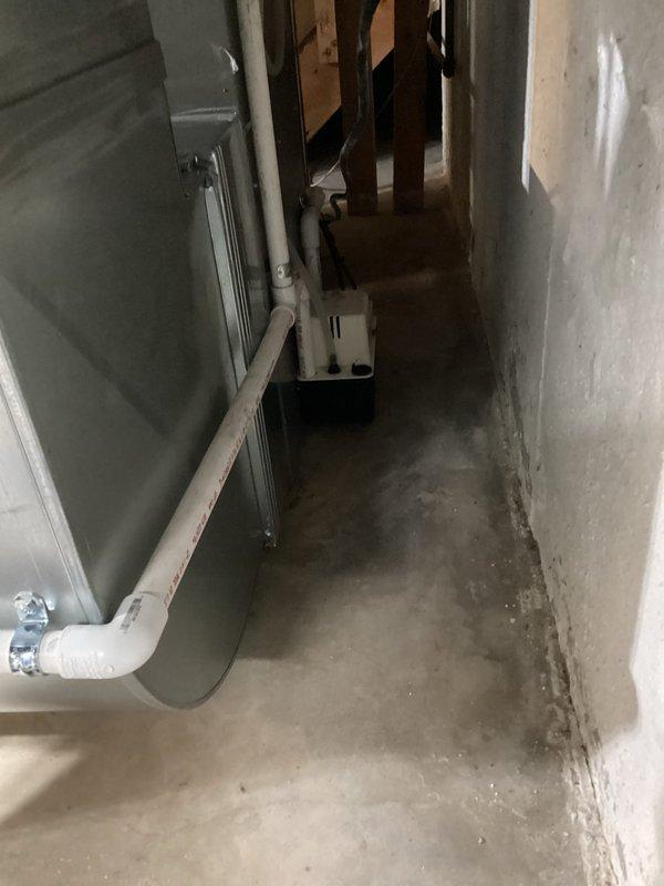 Responded to callback for AC not cooling and blower motor failure with GFCI tripping. Upon arrival, inspected HVAC system and electrical connections in basement utility area. Diagnosed electrical fault causing ground fault circuit interrupter to trip, preventing blower motor operation and resulting in loss of cooling. Corrected wiring issue and verified proper system operation. Tested unit through complete cooling cycle with blower motor running normally and GFCI remaining stable. System restored to full functionality with no further tripping observed.