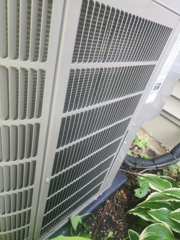 Completed routine maintenance tune-up on dual outdoor HVAC condensing units. Both systems were operational upon arrival and confirmed working properly throughout service. Performed standard preventive maintenance procedures including inspection of compressor assembly, refrigerant lines, electrical connections, and condenser coil condition. All components found in satisfactory working order with no deficiencies noted.