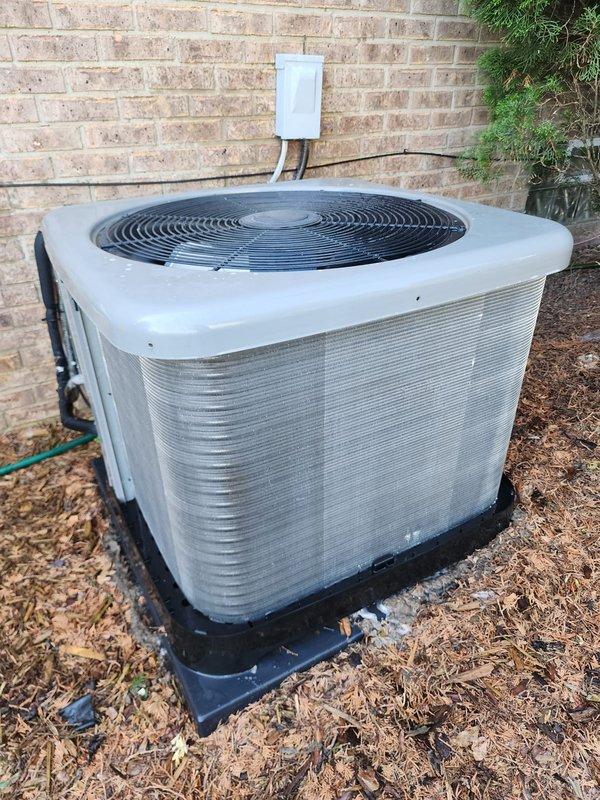 Completed routine maintenance and tune-up on a 7-year-old residential air conditioning system. Performed comprehensive inspection of outdoor condenser unit, including compressor operation, refrigerant lines, electrical connections, and condenser coil condition. All components found operating within normal parameters; system tested and confirmed ready for cooling season.
