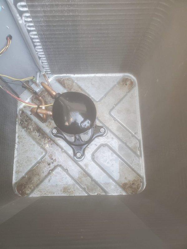 Completed comprehensive AC maintenance inspection on outdoor condenser unit and indoor components. Inspected compressor, refrigerant lines, evaporator coil, and drip pan assembly. All components operating within normal parameters. Renewed maintenance plan for next two scheduled service visits.