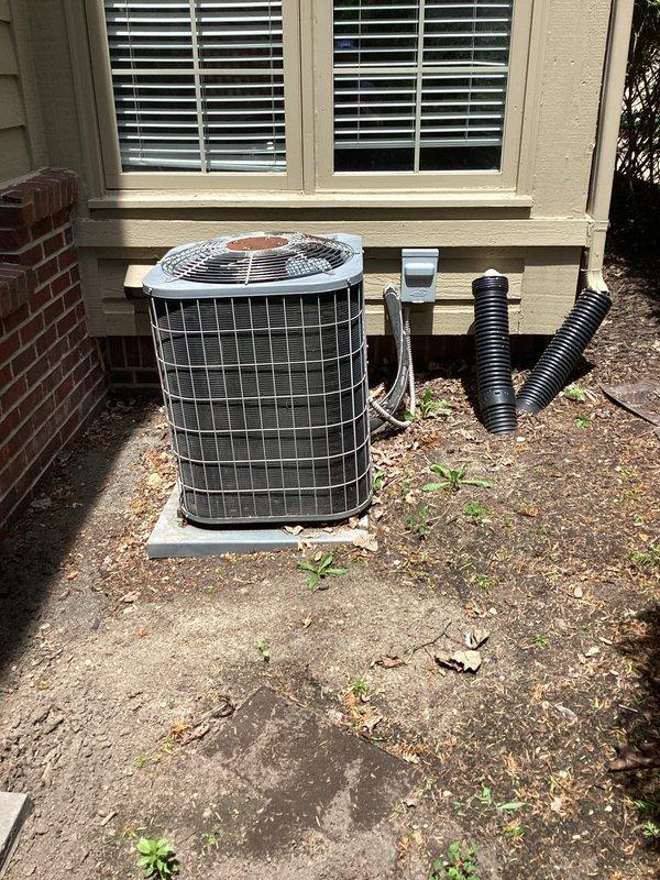 Provided comprehensive estimate for replacement of 20-year-old residential air conditioning system currently operational but nearing end of service life. Evaluated existing Carrier furnace and outdoor condenser unit positioned on exterior concrete pad, assessed ductwork configuration and drainage components. Documented equipment specifications, measured installation space requirements, and reviewed system compatibility for complete HVAC replacement recommendation.