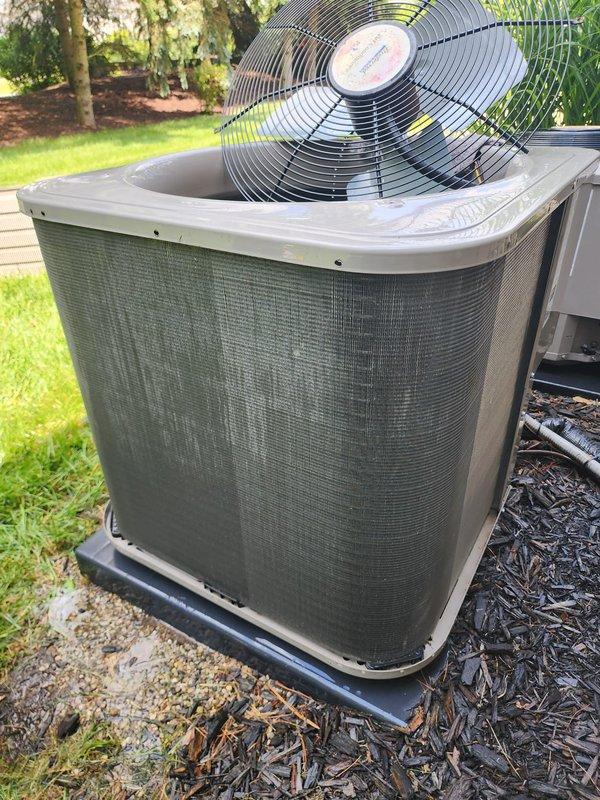 Completed comprehensive preventive maintenance on two residential air conditioning systems. Performed standard cooling season inspection protocol including visual examination of condenser units, verification of proper refrigerant line connections, assessment of electrical wiring integrity, confirmation of fan assembly operation, and evaluation of overall system condition. Both units found to be in good working order with no deficiencies noted.