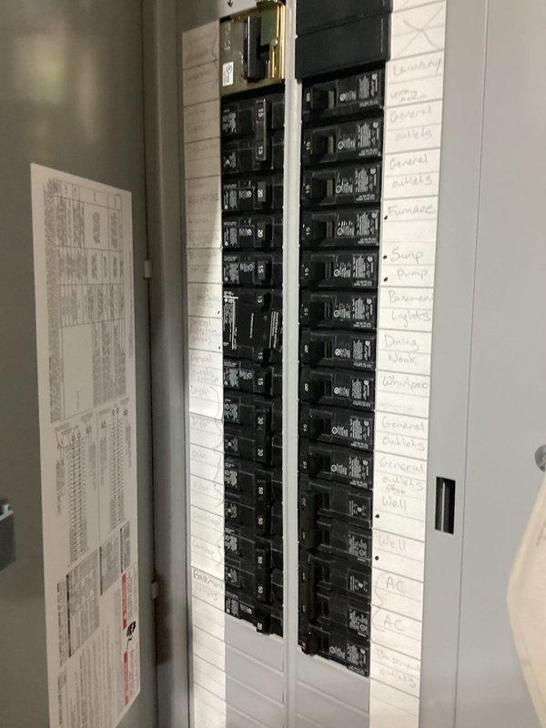 Conducted comprehensive HVAC system evaluation for replacement estimate on a 2017 Lennox outdoor condensing unit with voided warranty due to rodent damage. Documented existing equipment condition, electrical panel configuration, and installation site parameters including unit placement on concrete pad against brick and vinyl siding exterior with existing conduit routing. Provided detailed replacement recommendations and system specifications based on current installation requirements and observed conditions.