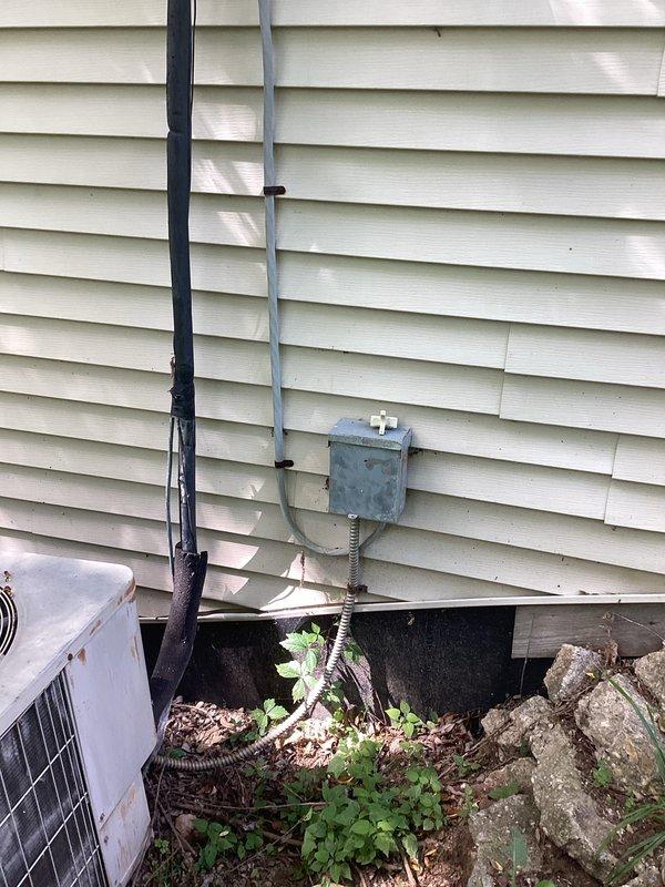 Provided estimate for complete HVAC system replacement at residential property with early 1990s equipment. Current furnace operational but air conditioning unit not functioning. Assessed existing natural gas furnace and AC condenser unit located at exterior of home, documented existing PVC venting configuration and electrical connections for replacement specifications.