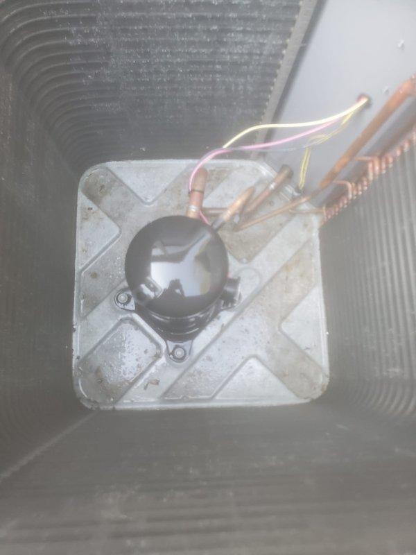 Completed preventative maintenance inspection on residential single-system air conditioning unit. Performed comprehensive system evaluation including compressor operation check, refrigerant line inspection, electrical connection assessment, and condenser coil examination. All components found operating within normal parameters with no deficiencies noted.