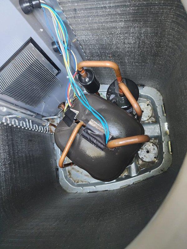 Performed comprehensive AC tune-up on dual-zone residential cooling system including outdoor condenser unit and basement air handler with condensate pump. Inspected refrigerant lines, electrical connections, and drain pan assembly; verified proper operation of all components; cleaned condenser coils and checked airflow; system operating within normal parameters with no issues identified.
