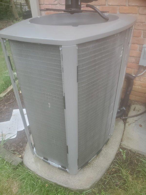 Completed comprehensive cooling system maintenance and tune-up on residential HVAC system. Inspected outdoor condenser unit and indoor air handler components, verifying proper operation of compressor, refrigerant lines, and drainage system. All components tested and confirmed functioning correctly with no issues identified; system operating within normal parameters.
