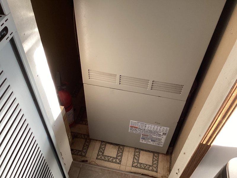 Completed installation of Lennox air conditioning system for mobile home application. Installed outdoor condenser unit on gravel pad with proper clearances, mounted electrical disconnect box on exterior wall, and connected indoor air handler in utility closet space. System tested and confirmed operational upon completion.