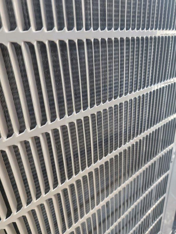 Completed preventive maintenance inspection on residential air conditioning system. Performed visual inspection of condenser coil assembly, confirming fins are clean and free of debris with proper spacing maintained for optimal heat transfer. Inspected evaporator coil and blower motor assembly, verified electrical connections and refrigerant lines are secure with no visible signs of wear or damage. Unit operating within normal parameters with all components functioning properly.