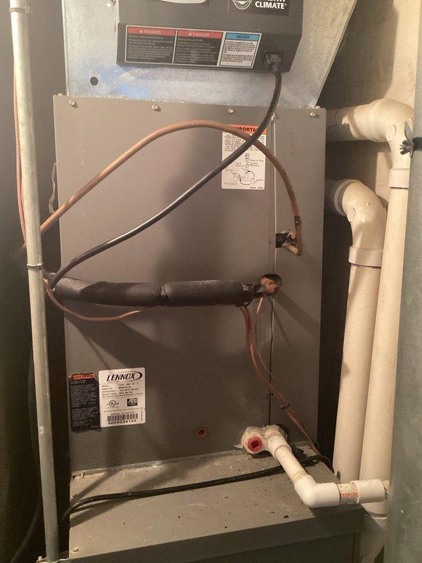 Replaced thermal expansion valve (TXV) on existing HVAC system. System tested and confirmed operational upon completion of repair work.