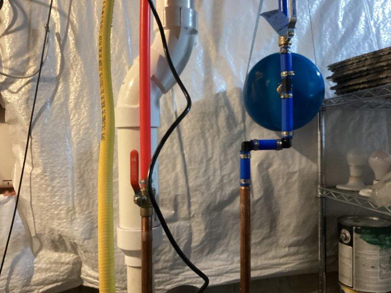 Completed installation of a 50-gallon tanked water heater in basement utility area. Configured all necessary connections including gas supply line, cold water inlet, hot water outlet, and proper venting through existing infrastructure. Installed pressure relief valve with discharge piping, confirmed all connections meet code requirements, and verified proper operation of the unit upon completion.