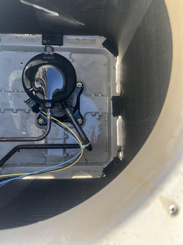 Completed scheduled preventative maintenance on residential cooling system under Worry Free Service Agreement. Performed comprehensive 8-10 point inspection of outdoor condenser unit, including evaluation of electrical connections, refrigerant lines, and component functionality. Verified proper operation of all system components and documented equipment condition with photographic records.