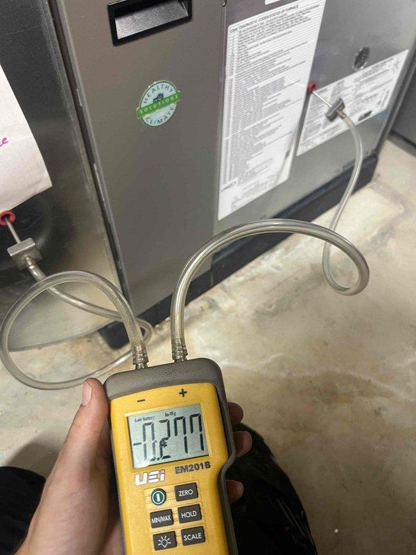 Responded to callback for iced-over AC unit. Upon arrival, performed diagnostic testing of system pressures and airflow measurements using calibrated digital instruments. Verified unit had been shut off by customer as instructed. Measured static pressure readings and assessed evaporator coil condition to determine root cause of icing issue.